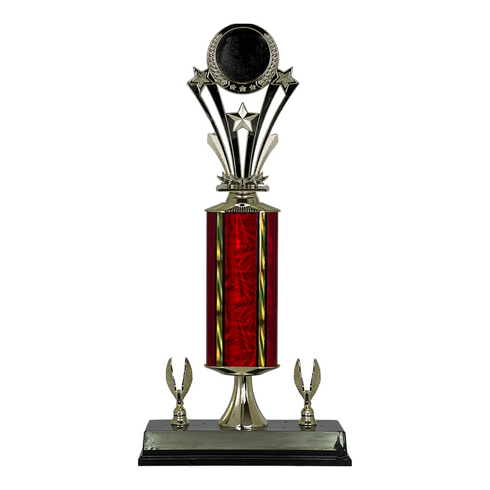 Trofeo de Tubo con Figura Serie 441 de Estrella Holder